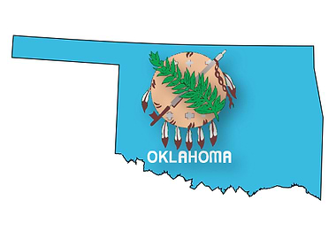 Oklahoma Outline Map