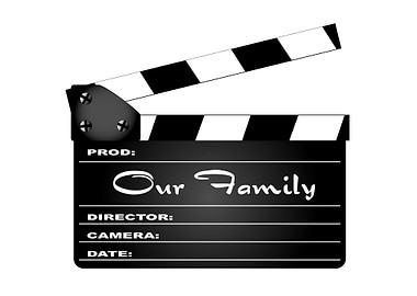 Our Family Clapperboard