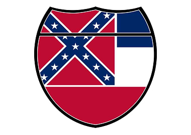 Mississippi Flag Sign