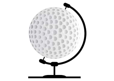Mounted Golfball