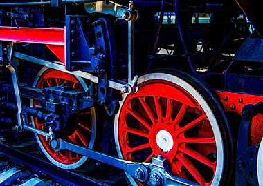 Steam Engine Wheels Rods