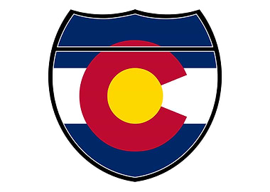 Colorado Flag In An Sign