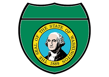 Washington State Flag Sign