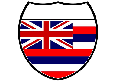 Hawaii Flag Sign