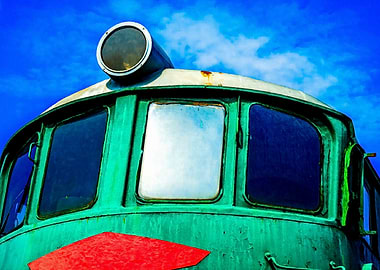 Ancient Diesel Loco View