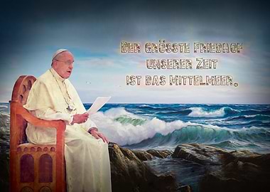 Pope speaks about refugees