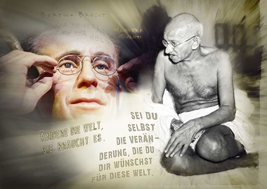 Bertold Brecht Ghandi