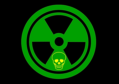 Caution Radioactive Sign