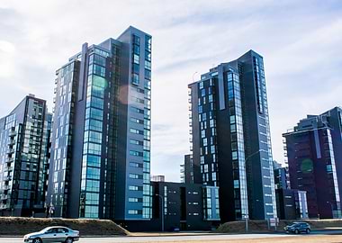 Reykjavik skyscapers