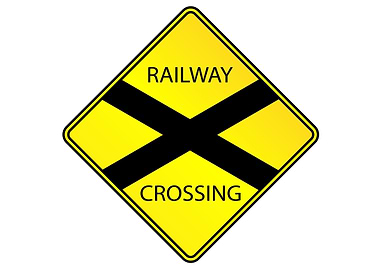 Railway Crossing Sign