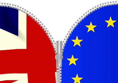 Brexit UK EU Split Zipper