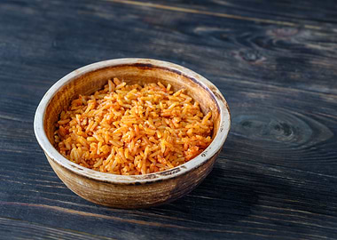 Bowl of Mexican rice