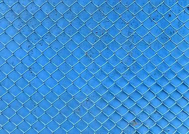 blue fence net