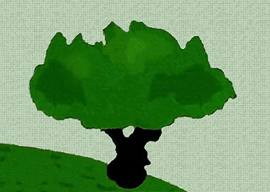 Green Abstract Tree