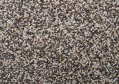 black chia seeds texture