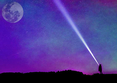 Flashlight Into The Sky