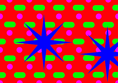 Blue Stars on Capsules