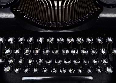 Vintage typewriter