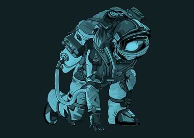 Astronaut Landing space