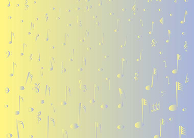 Snowing Music Notations
