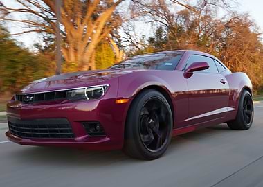 Camaro in motion