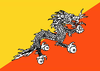 Bhutan National Flag