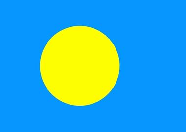 National Flag of Palau