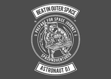 Astronaut Beatin space