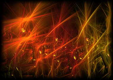 Lighted sparks meadow