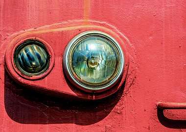 Old Locomotive Headlight