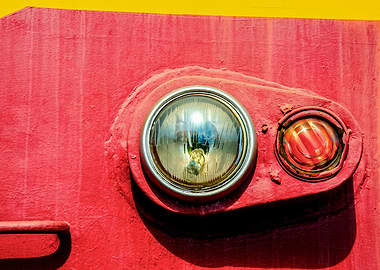 Retro Locomotive Headlight