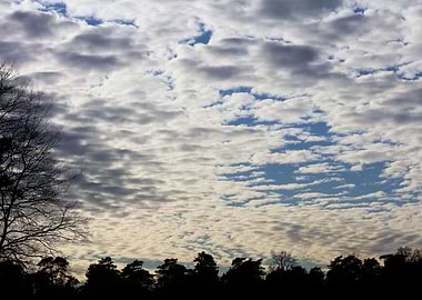Sky and clouds background