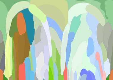 Abstract Coral Sketch