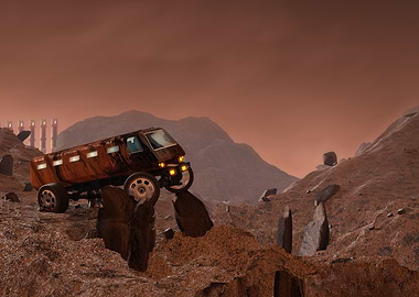 MarsRover harsh wilderness