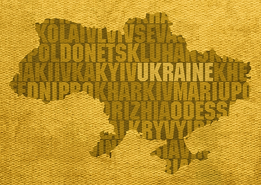 Ukraine Country Word Map