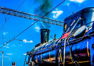 Steam Loco Black Smoke