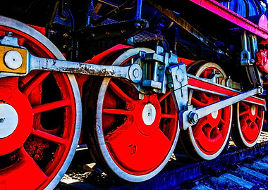 Elegant Steam Locomotive