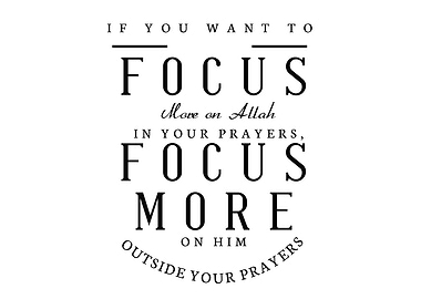 if you want to focus move