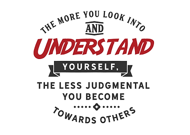 the less judgmental