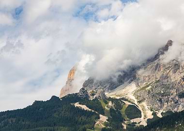 Dolomites near Cortina