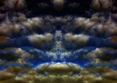 Psychedelic colorful skies