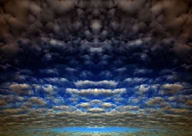 Psychedelic colorful skies