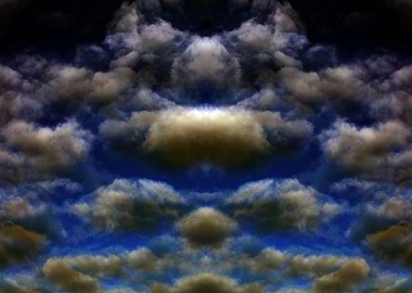 Psychedelic colorful skies