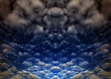 Psychedelic colorful skies