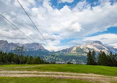 Dolomites near Cortina