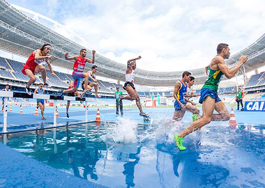 close look in the stadium