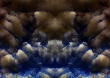 Psychedelic colorful skies