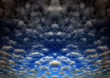 Psychedelic colorful skies