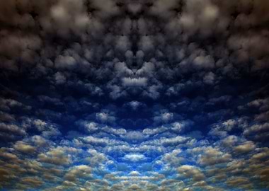 Psychedelic colorful skies