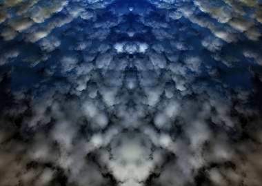 Psychedelic colorful skies